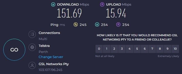 NordVPN Australia Speed New