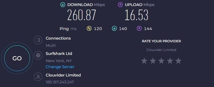 NordVPN US Speed New