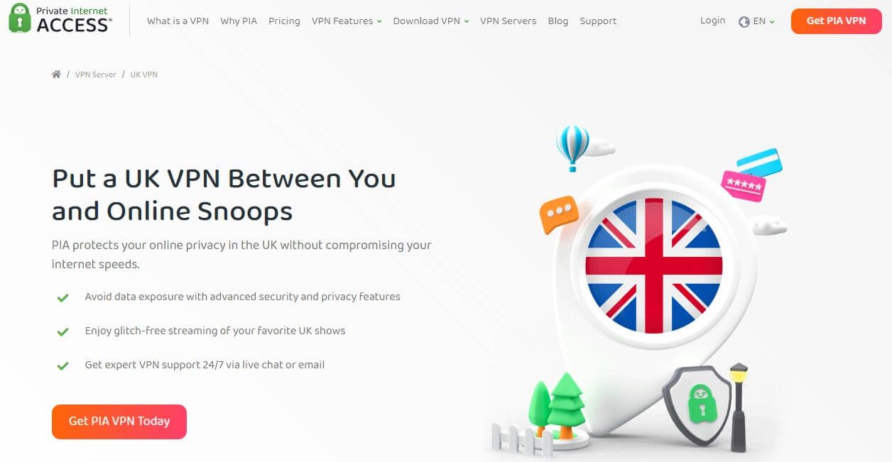 PIA VPN UK