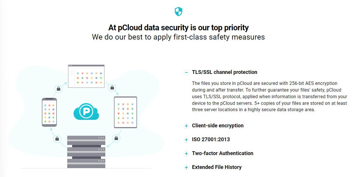 pCloud File Storage Servers