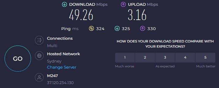 AdGuard Australia Speed