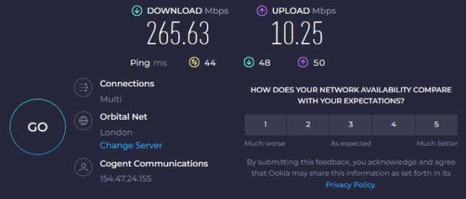 adguard vpn speed