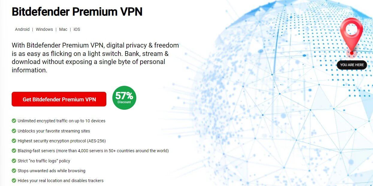 Bitdefender VPN Servers