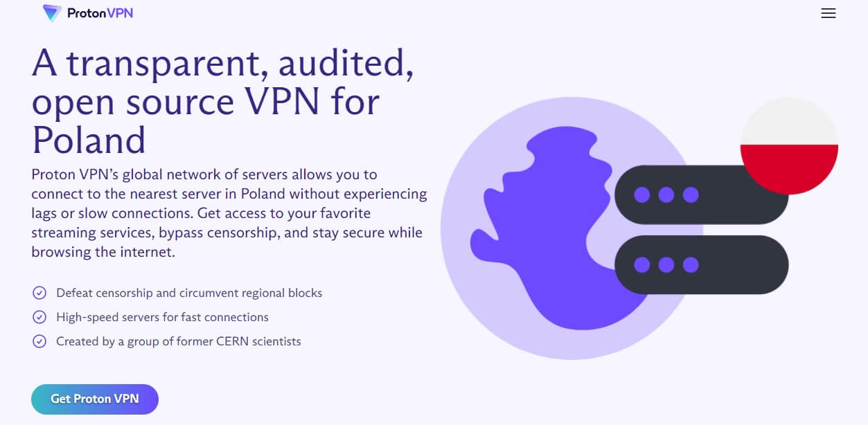 ProtonVPN Free VPN Poland