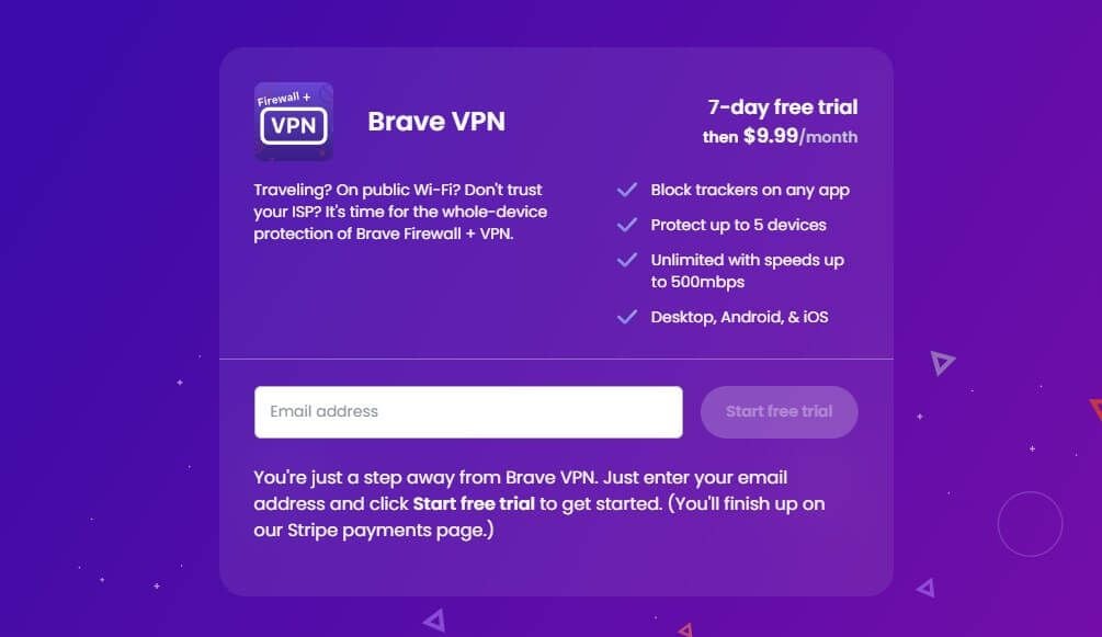 Brave VPN Price