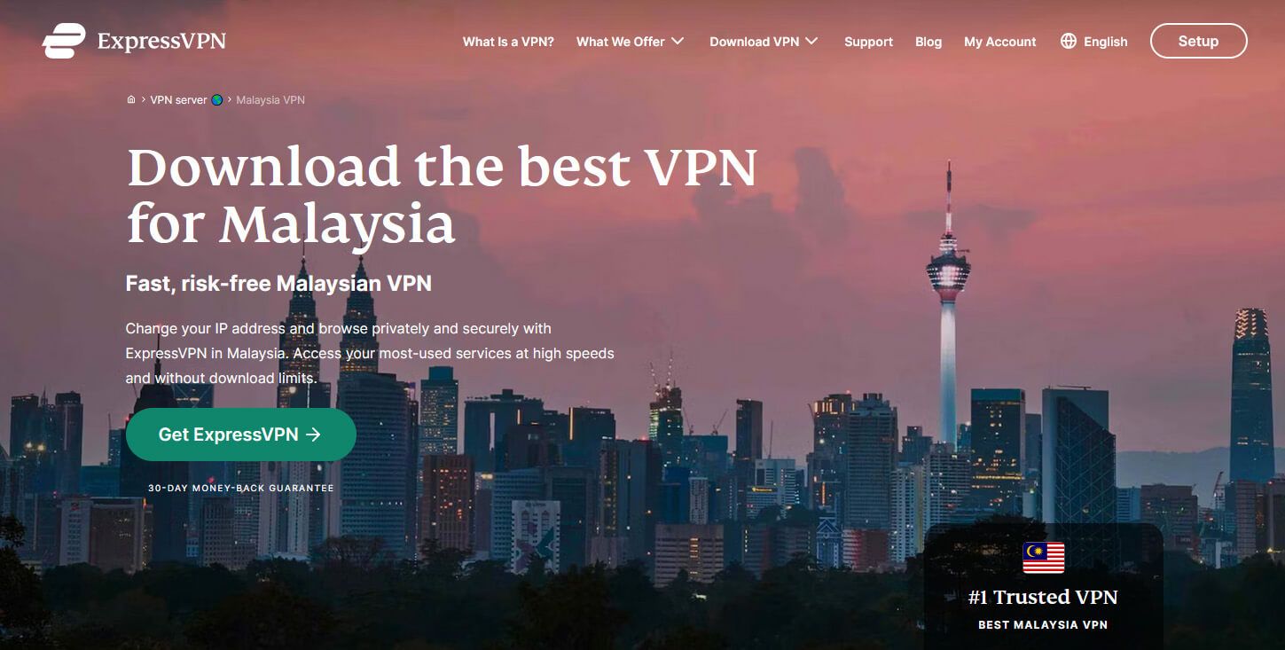 ExpressVPN Best VPN Malaysia