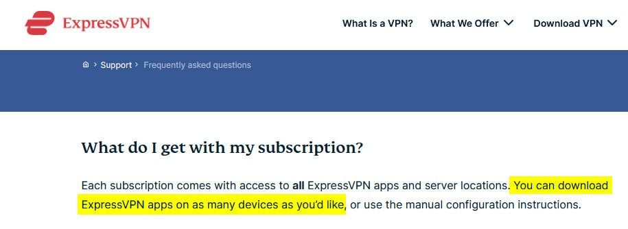 ExpressVPN Download How Many Devices