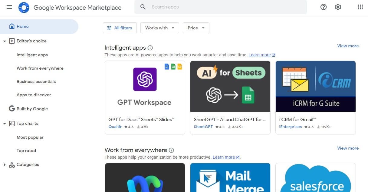 Google Workspace Marketplace