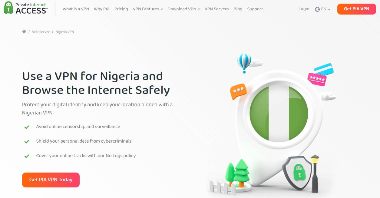 PIA VPN Nigeria