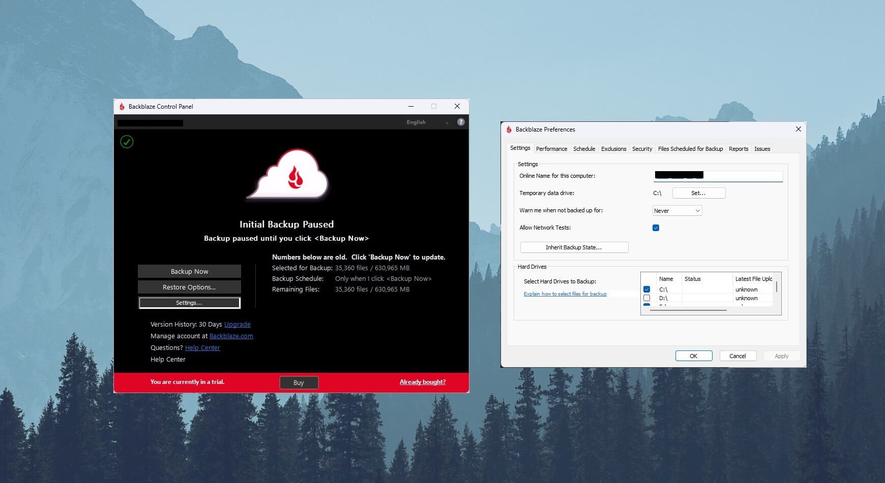 Backblaze Desktop App