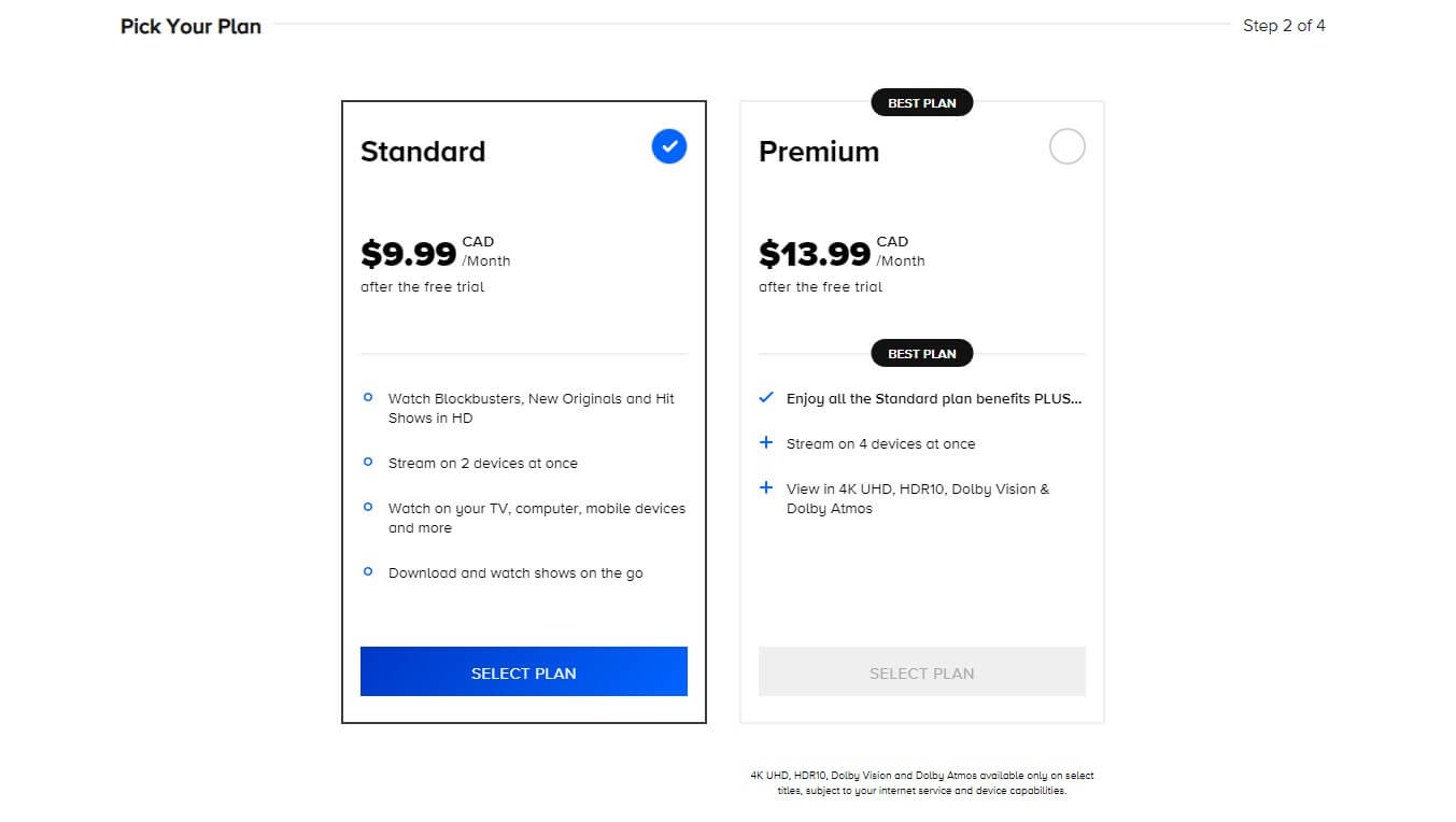 Paramount Plus Canada Price