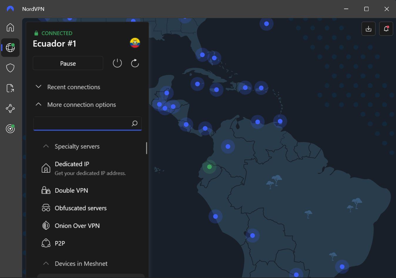 Nordvpn Ecuador Ip Address