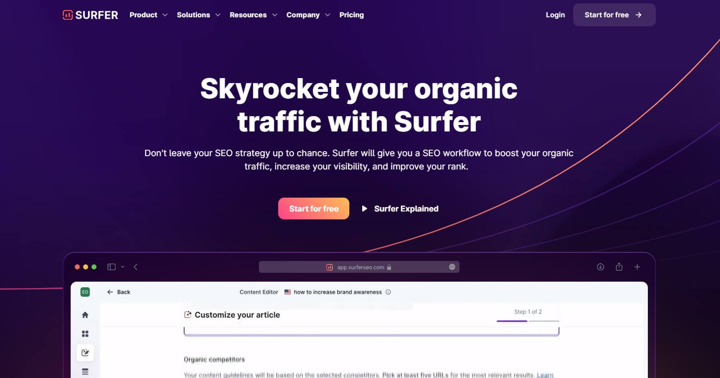 Surfer Seo Service