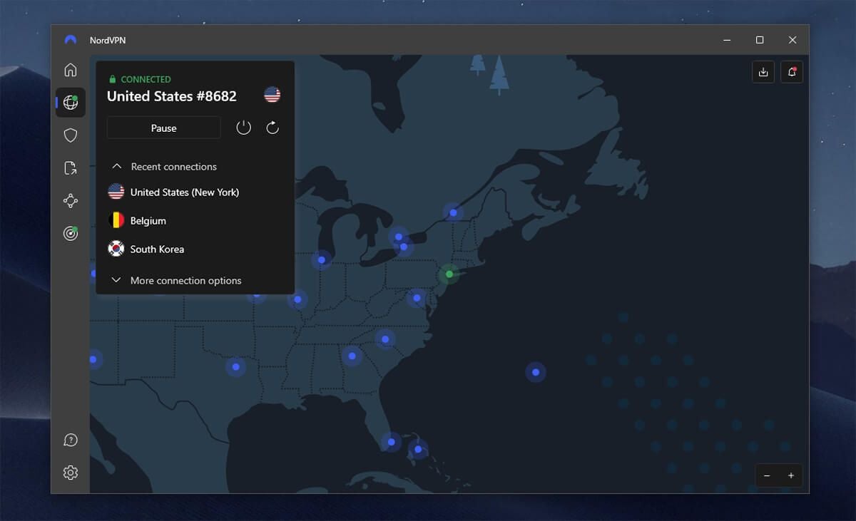 Nordvpn Connected Usa