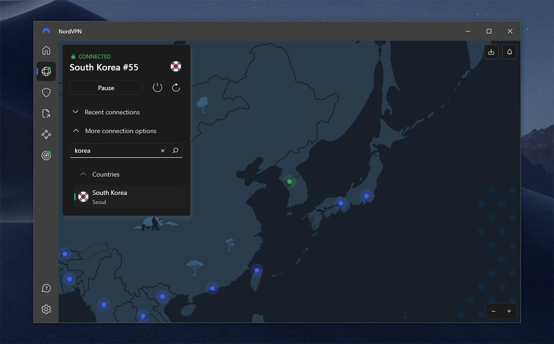 Nordvpn South Korea Server