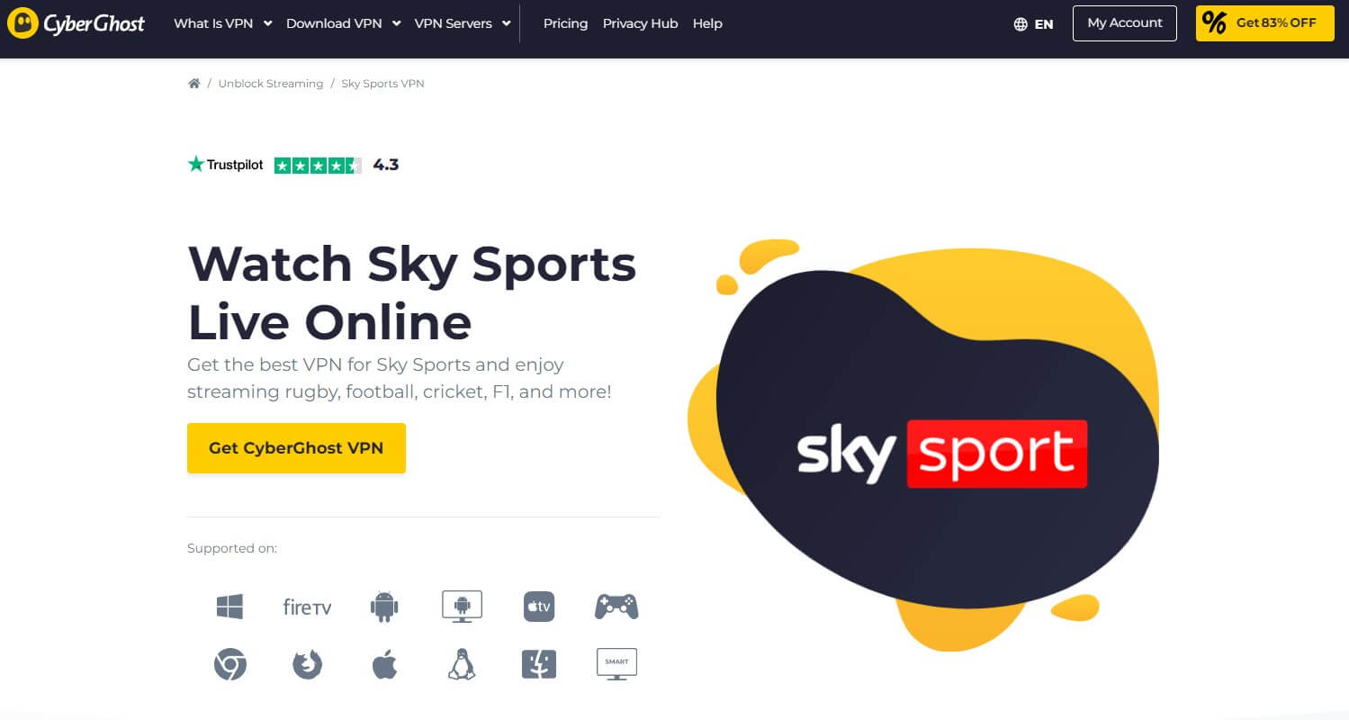 Cyberghost Sky Sport