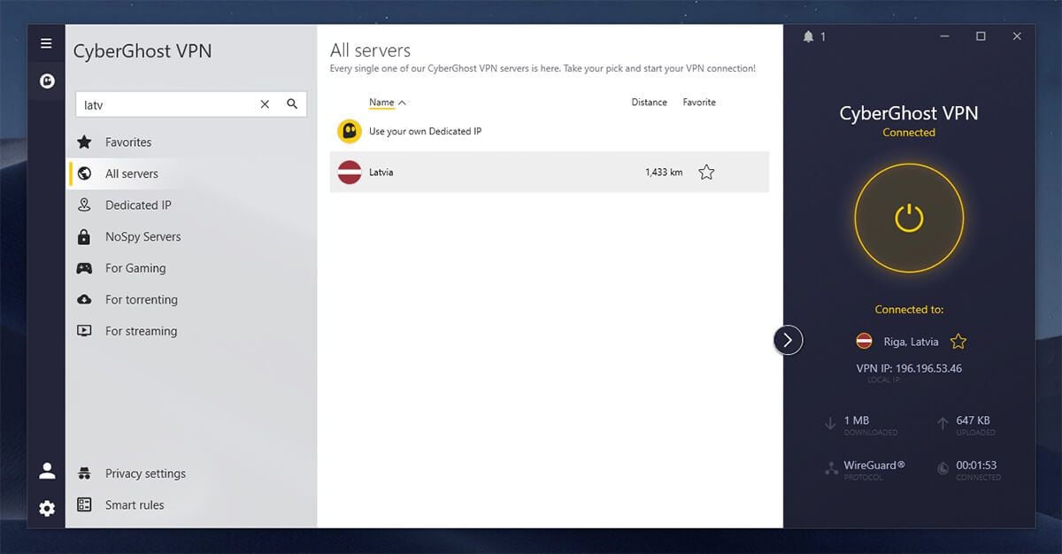 Cyberghost Vpn Latvia Ip Address