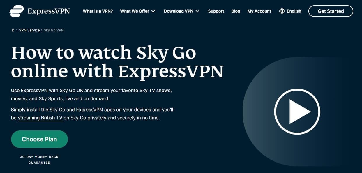 Expressvpn Sky Go