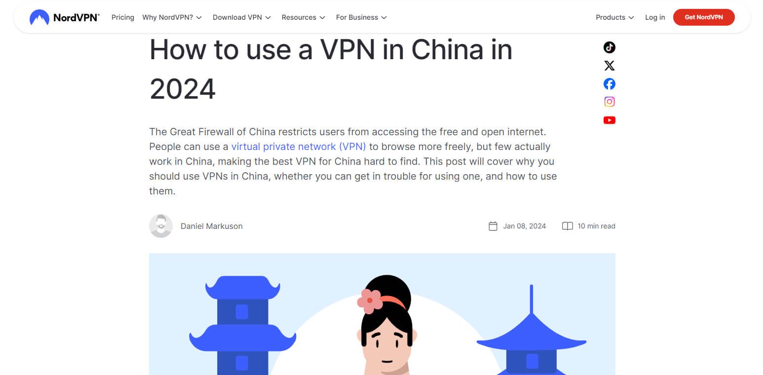 Nordvpn China Article