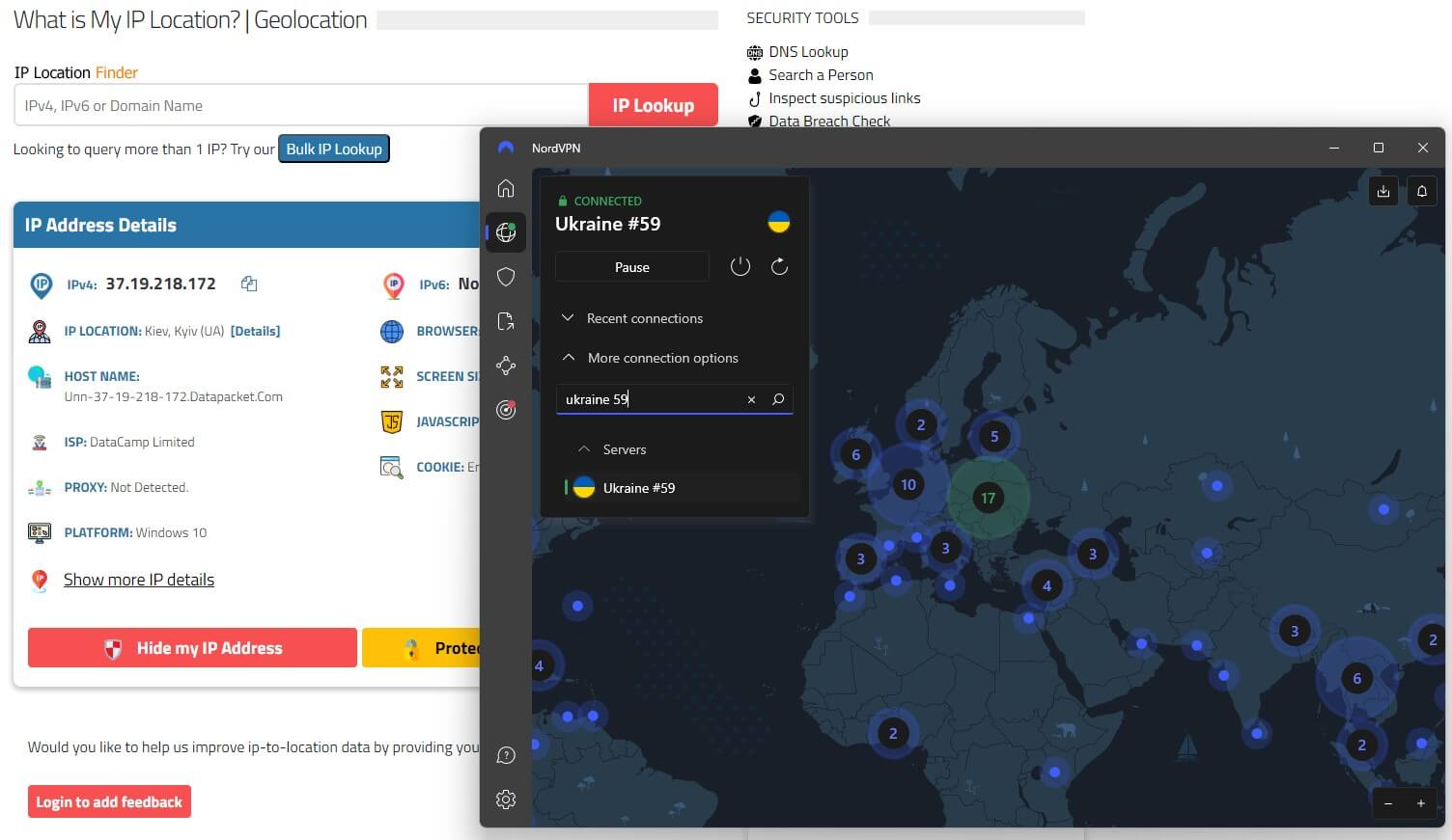 Nordvpn Ukraine Ip Location