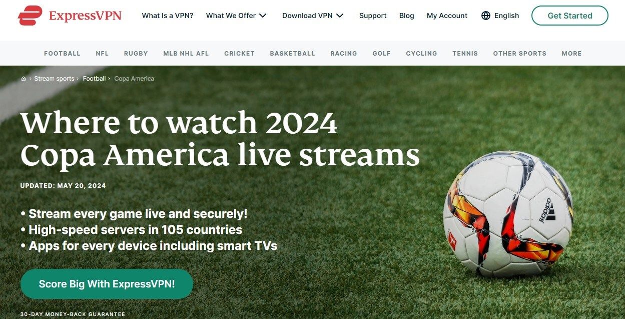 Expressvpn Copa America