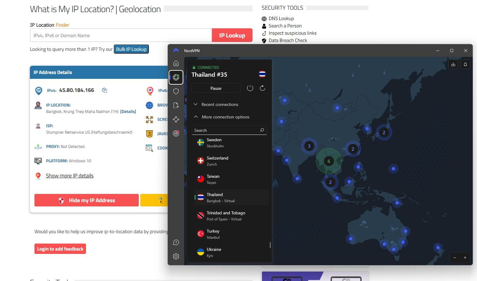 Nordvpn Thailand Ip