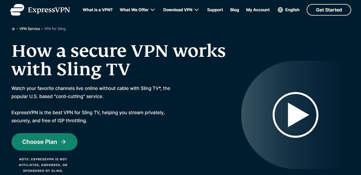 Expressvpn Sling Tv