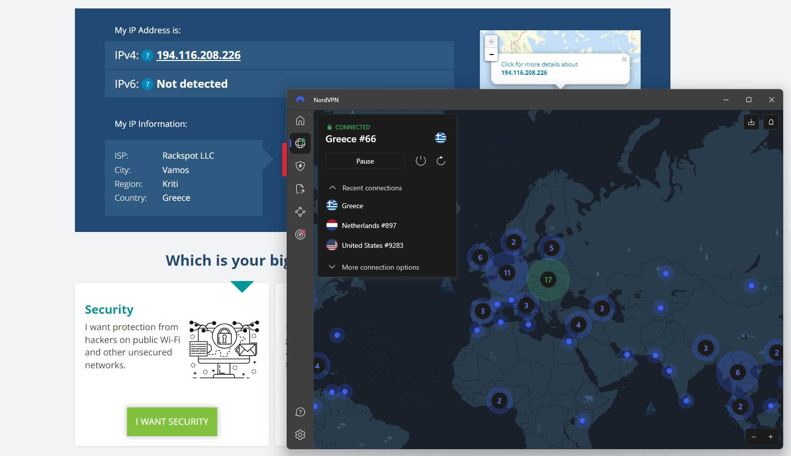 Nordvpn Greek Ip