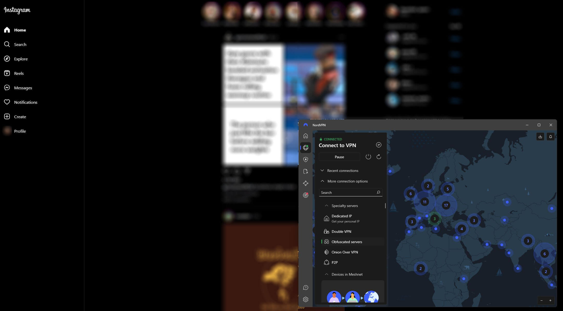 Nordvpn Instagram
