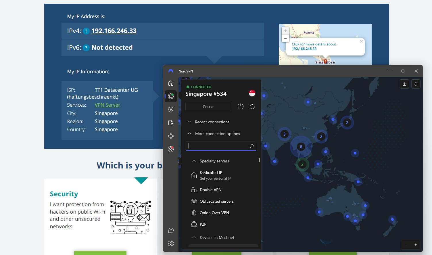 Nordvpn Singapore Ip Location