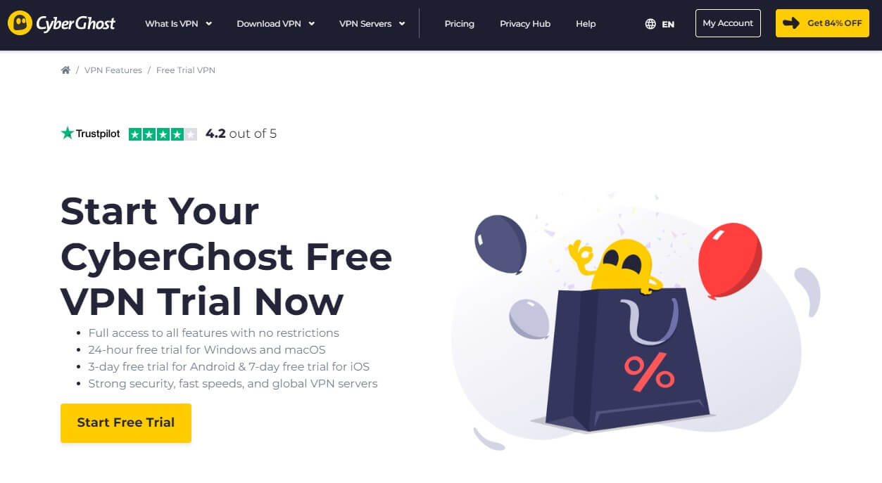 Cyberghost Free Trial