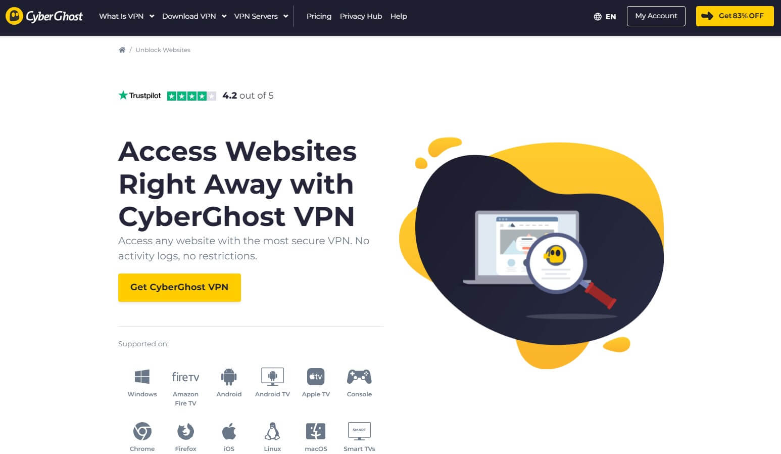 Cyberghost Unblock Sites