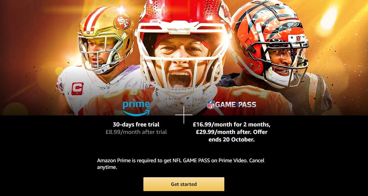 Nfl Game Pass Amazon Prime