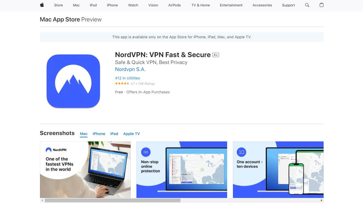 Nordvpn Apple Store