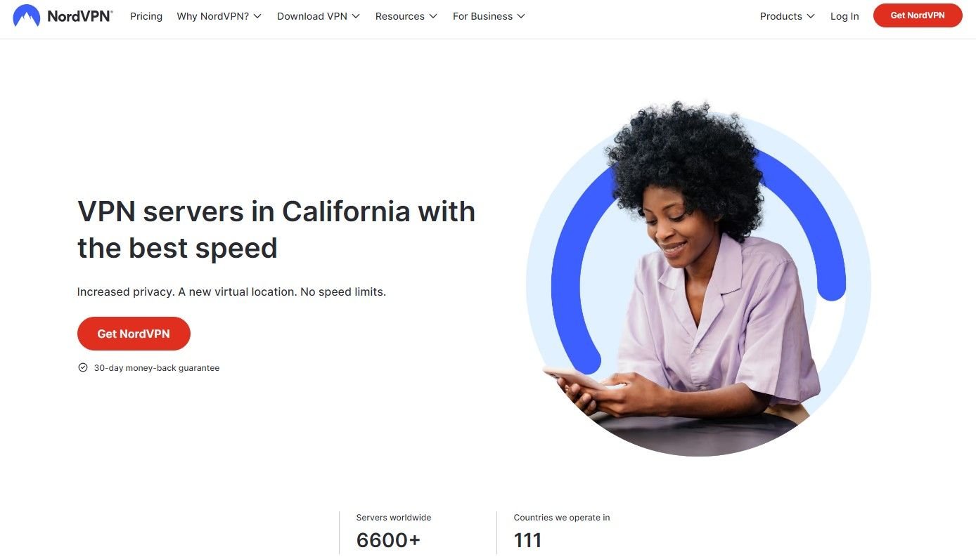 Nordvpn California