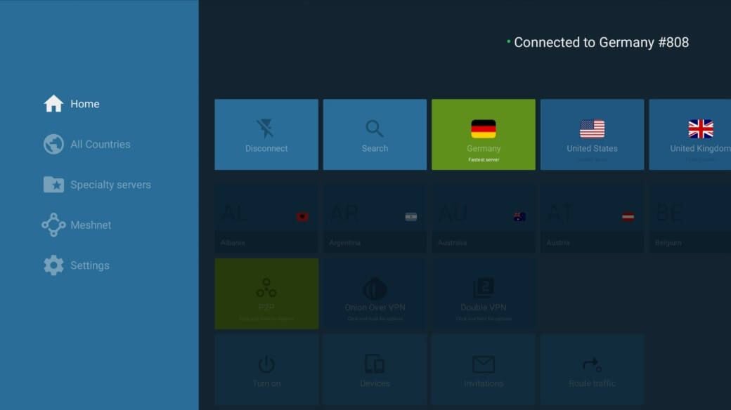 Nordvpn Firestick Connected