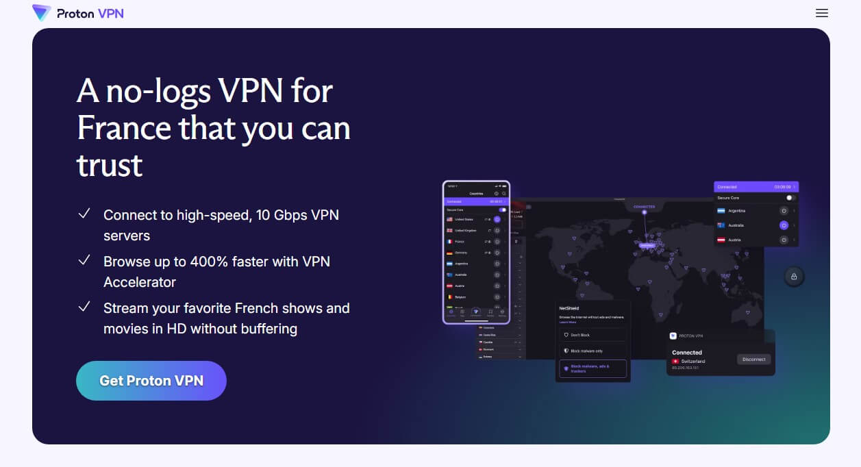 Proton Vpn France