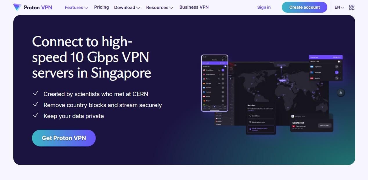 Proton Vpn Singapore