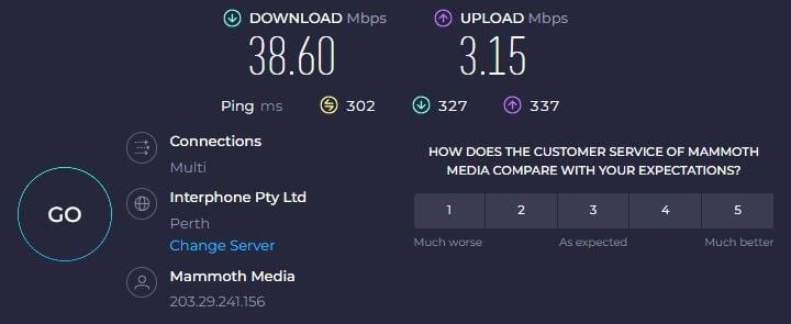 Speedify Australia Speed