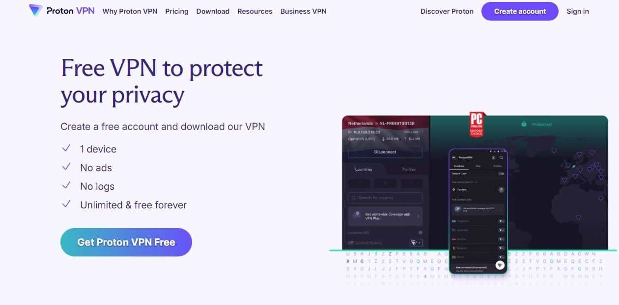 Proton Vpn Free Updated