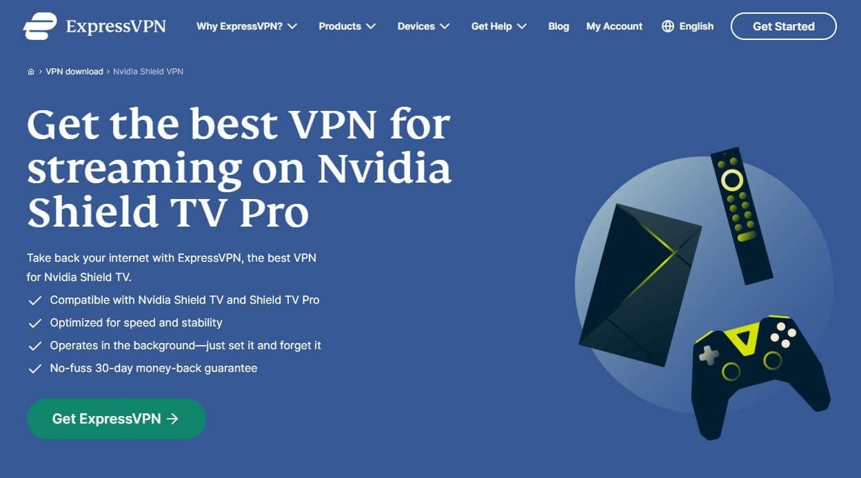 Expressvpn Nvidia Shield Pro