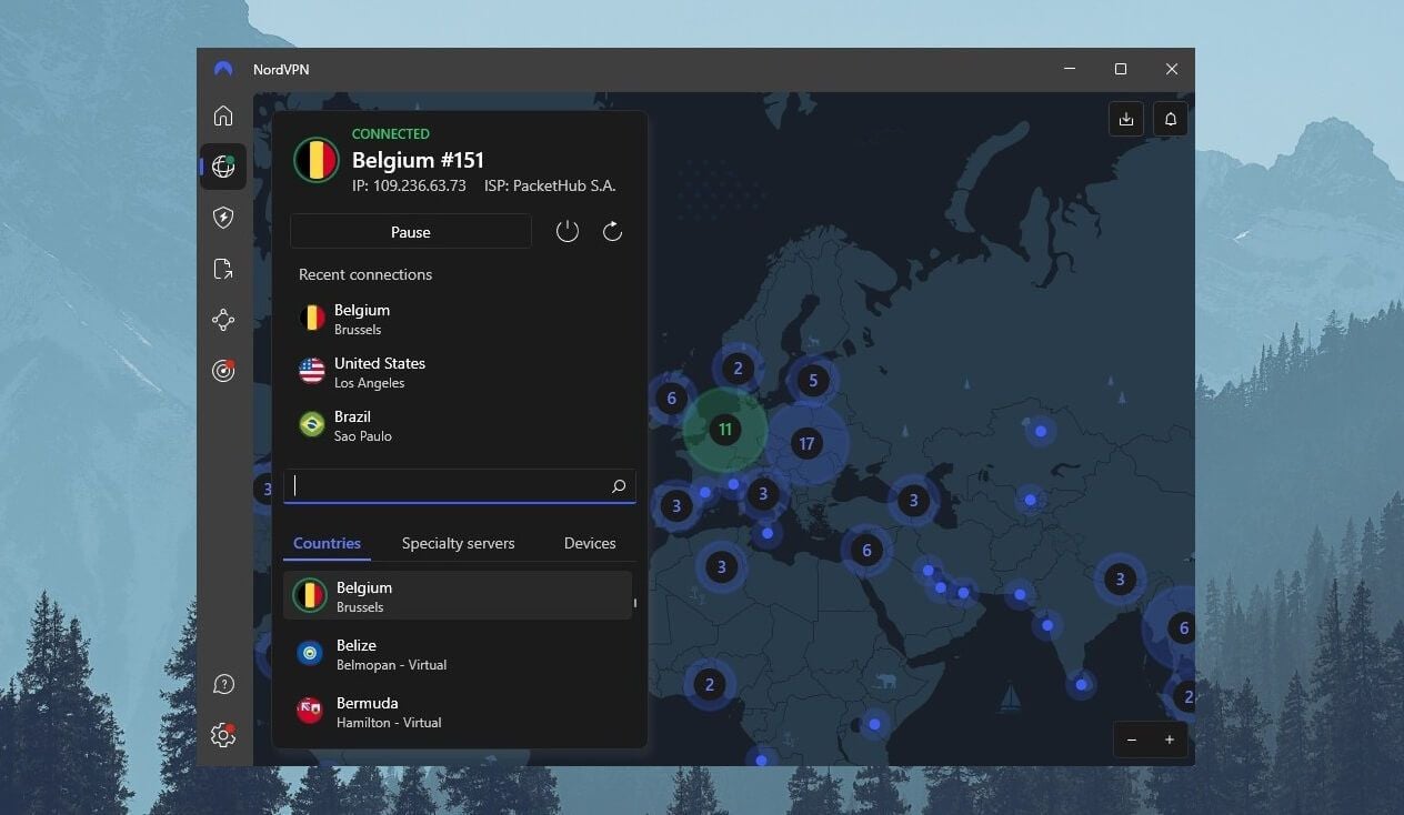 Nordvpn Belgium Ip