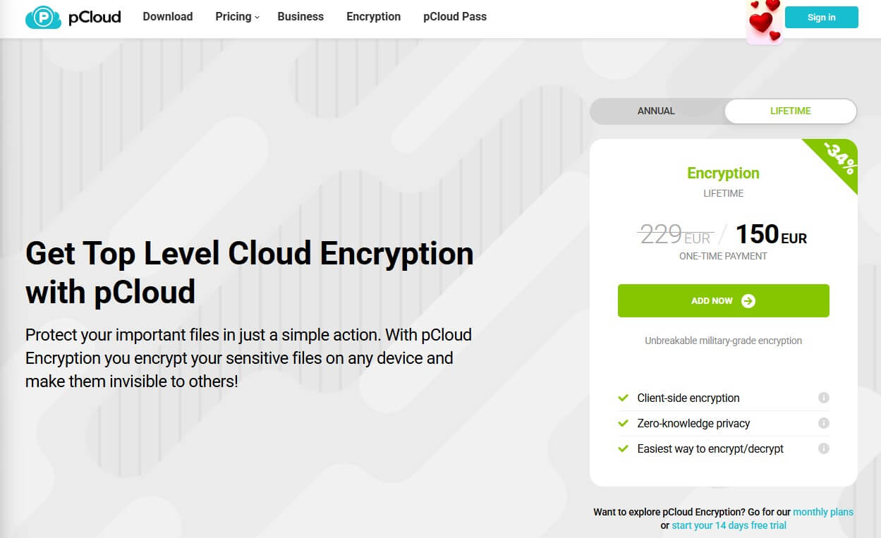 Pcloud Encryption