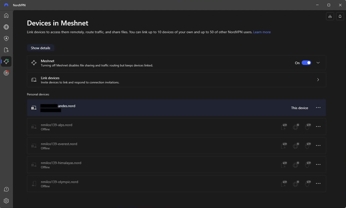 Nordvpn Meshnet