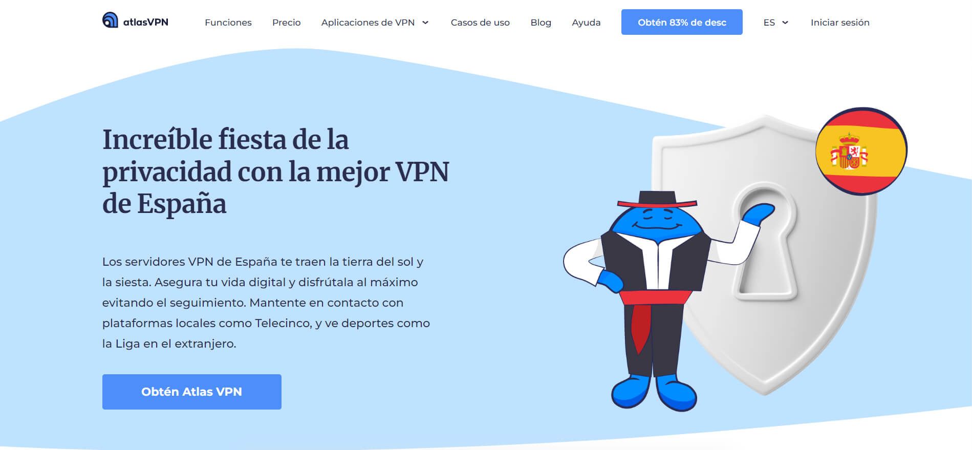 usar VPN en España AtlasVPN