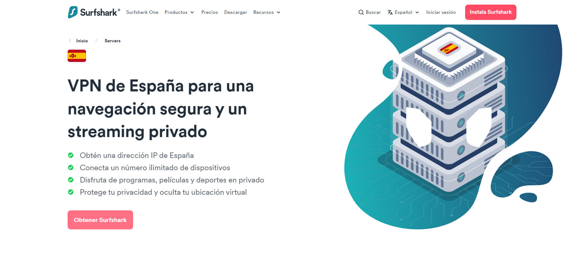 Usar VPN en España SurfShark