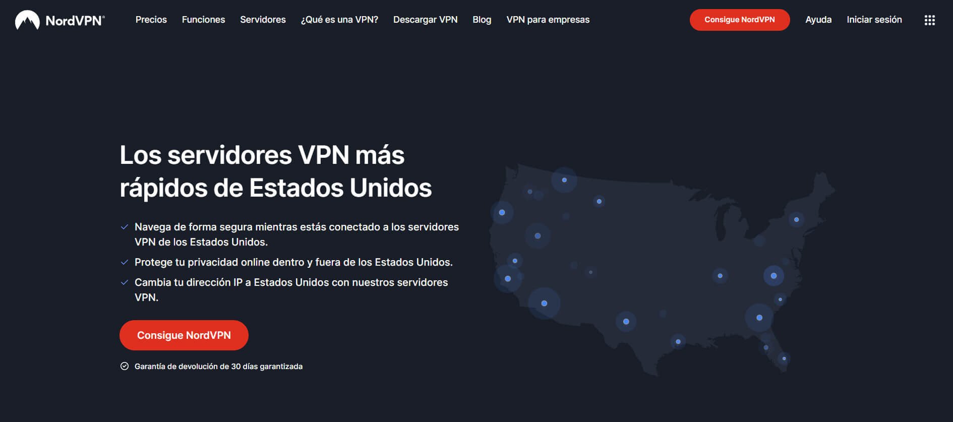 NordVPN Estados Unidos