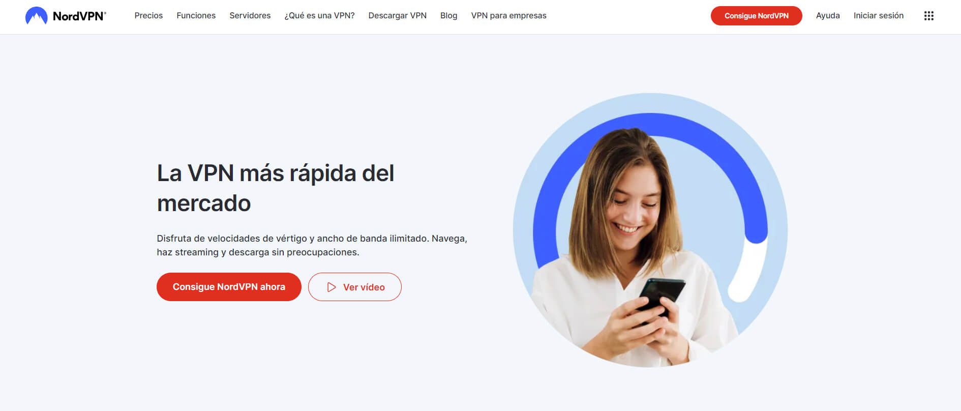 Velocidad NordVPN