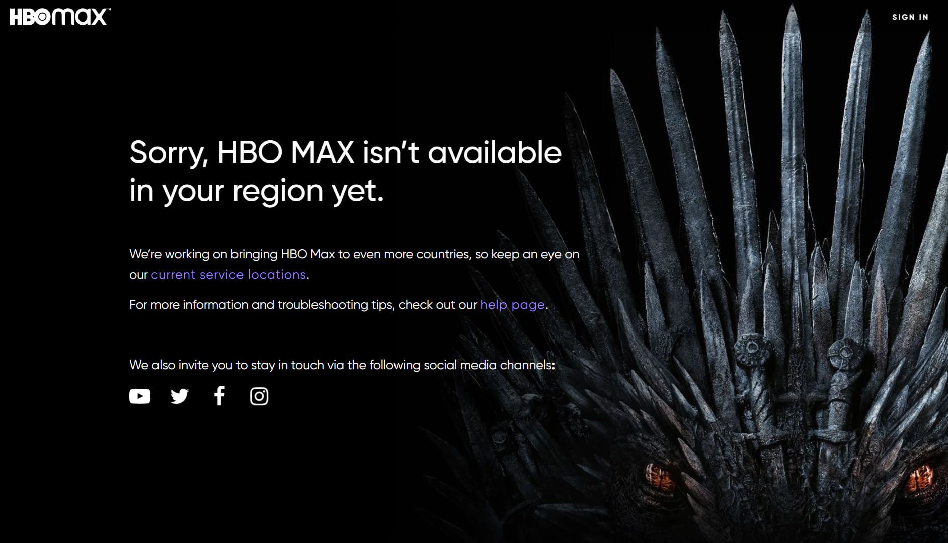 Hbo No Disponible