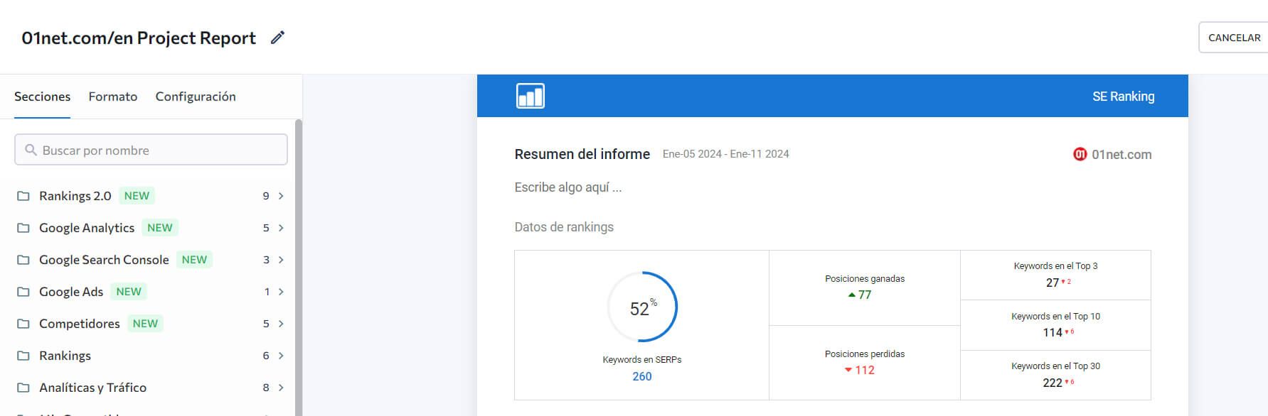 Se Ranking Informe